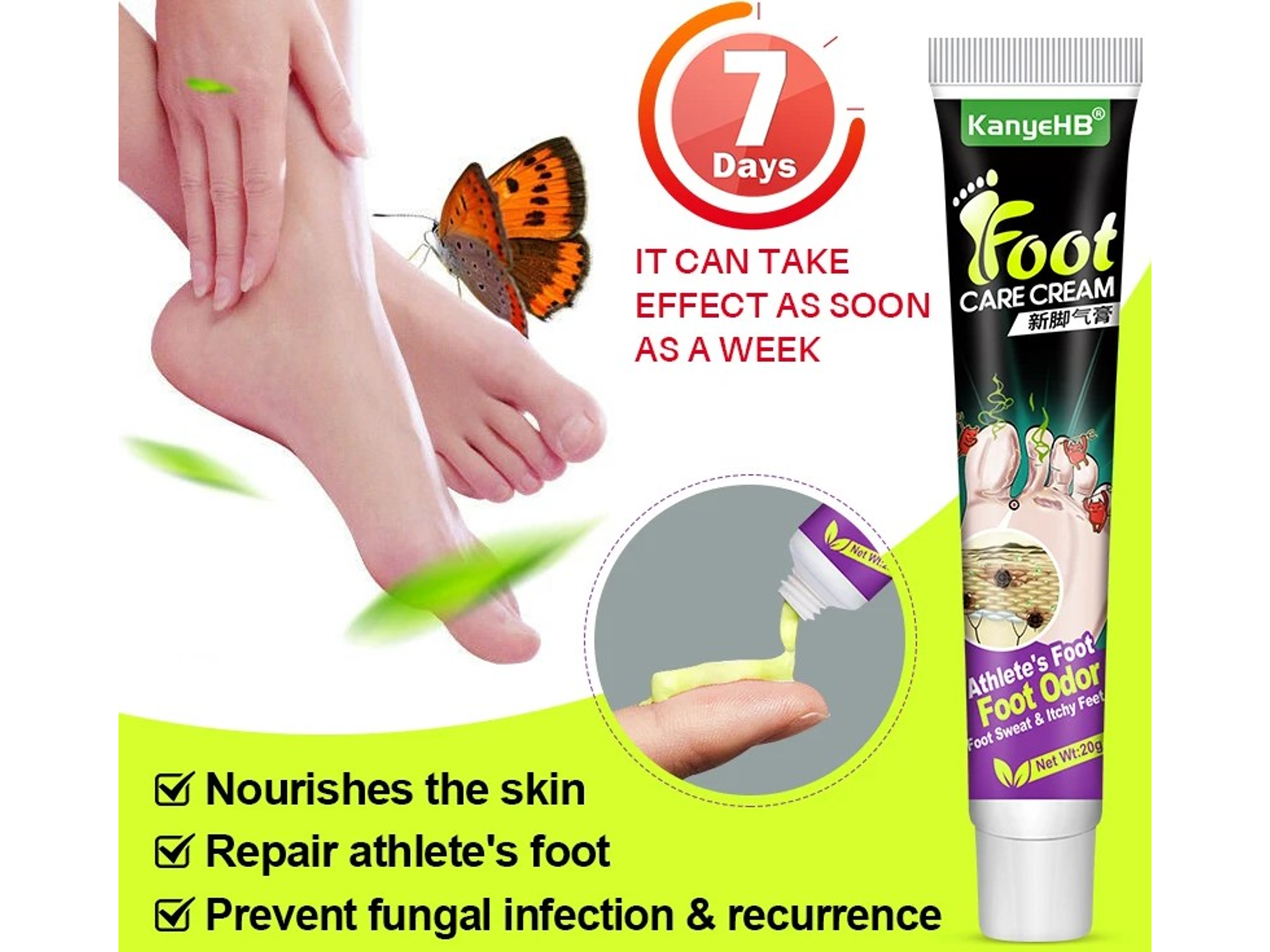 Crema contra el Mal Olor de Pies – Chao Mal Olor 20 g 2