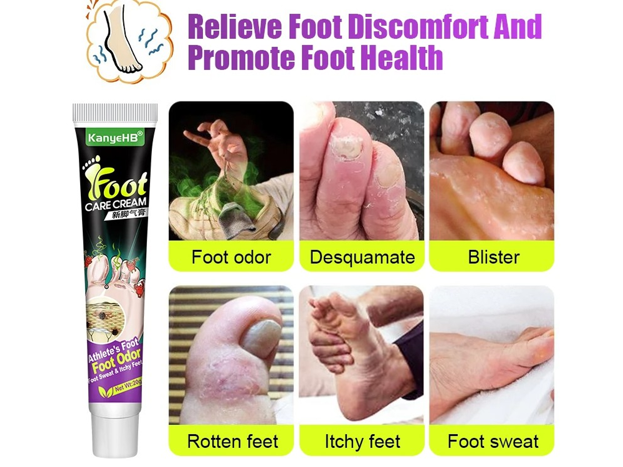 Crema contra el Mal Olor de Pies – Chao Mal Olor 20 g 5