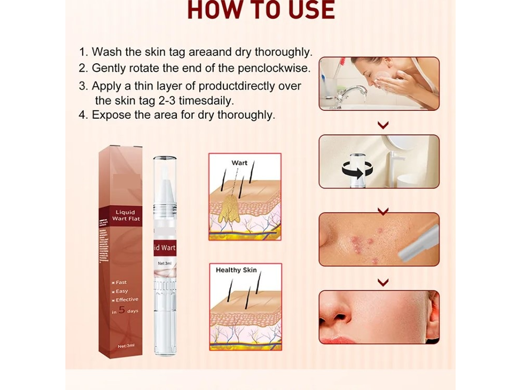 Líquido Jaysuing para Verrugas – Aplicación Localizada (3 ml) 4