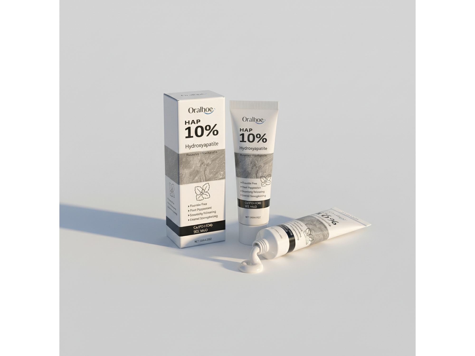 OFERTA! Kit Oralhoe Cuidado Dental – 2 Pastas HAP 10% + 1 Polvo Mineral 2