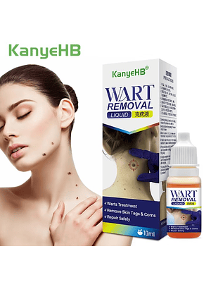 Líquido KanyeHB para Verrugas con Extractos Naturales – Uso Tópico (10 ml)