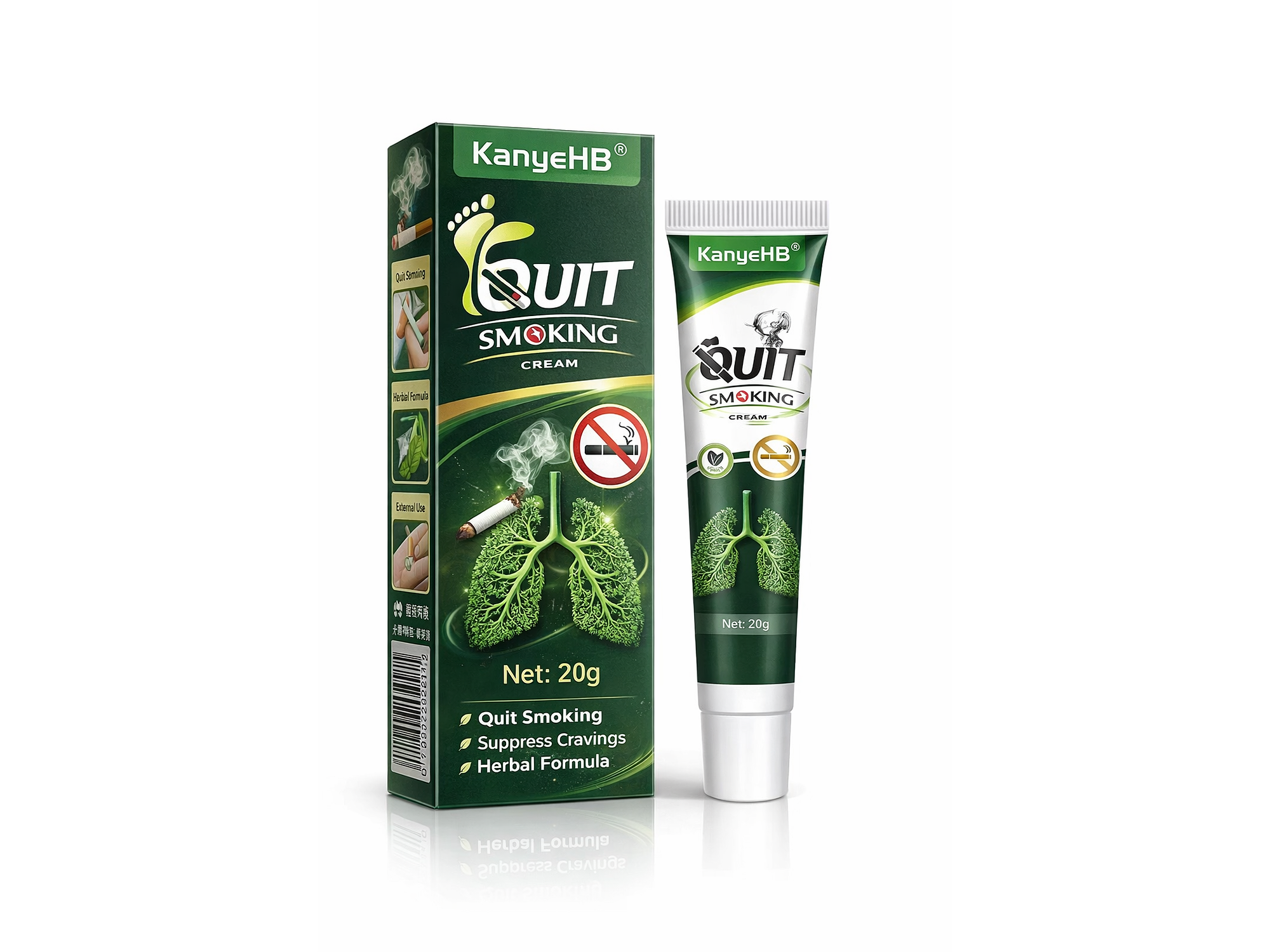 Ungüento Herbal para el Cuidado Diario del Bienestar de Fumadores – 20 g 1