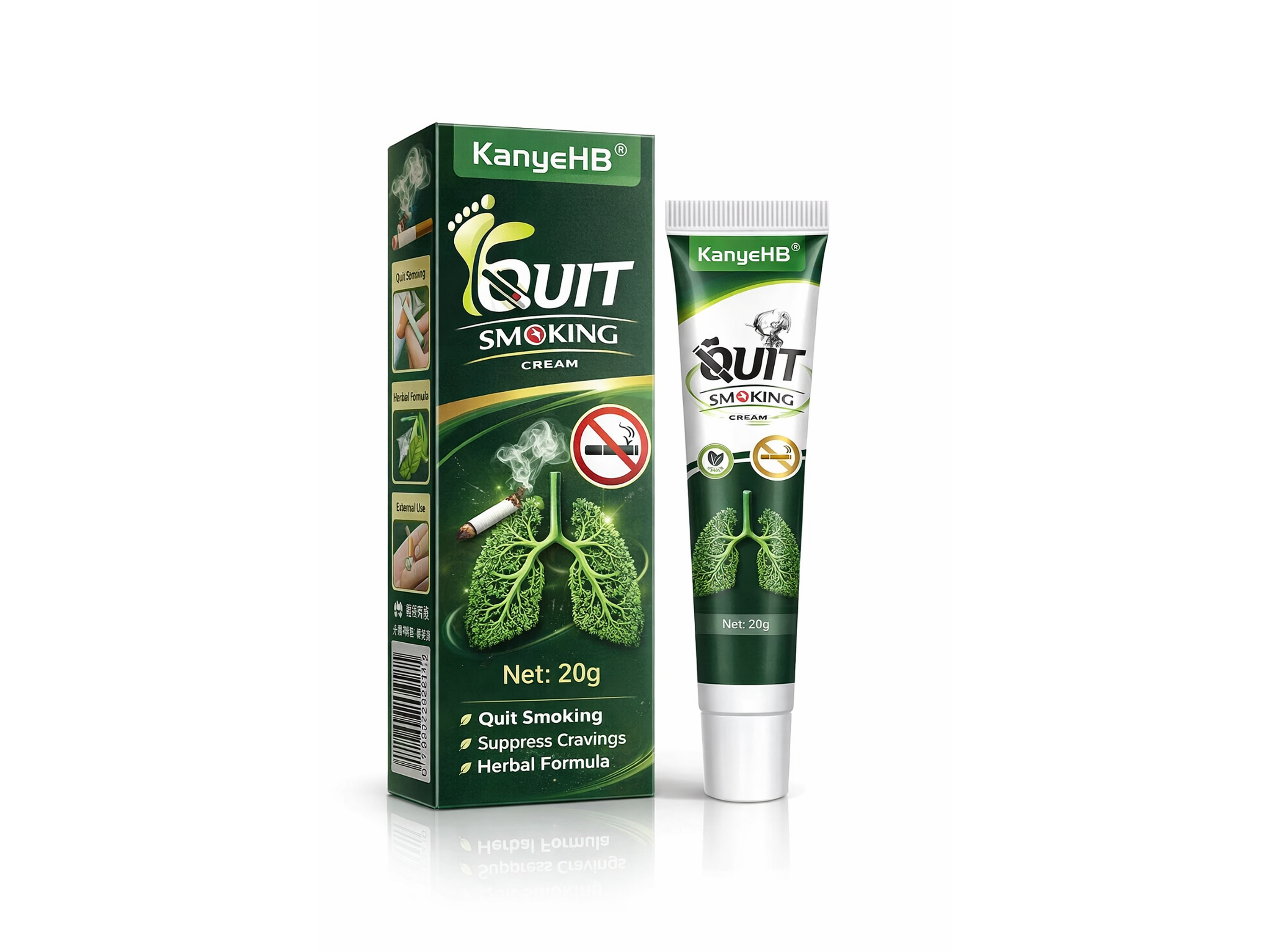 Ungüento Herbal para el Cuidado Diario del Bienestar de Fumadores – 20 g 1