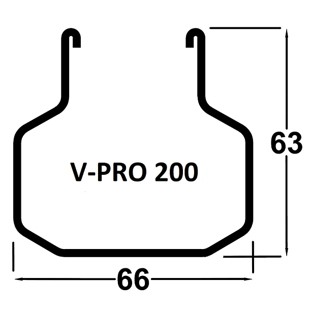 Poste Metálico Extremo V-PRO 200 3
