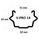 Poste Metálico Intermediário V-PRO 14 2
