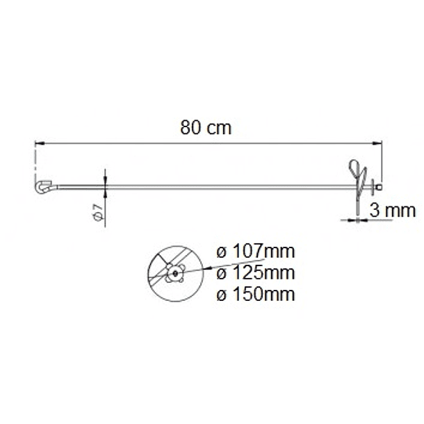 Conjunto Hélice / Tirante 2