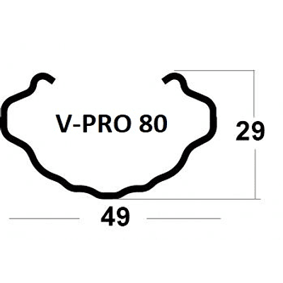  Poste Metálico Vinha V-PRO (Vinhas, Olivais, vedação) 3