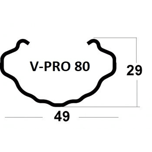  Poste Metálico Vinha V-PRO (Vinhas, Olivais, vedação) 3