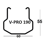 Poste Metálico Extremo V-PRO 190 3