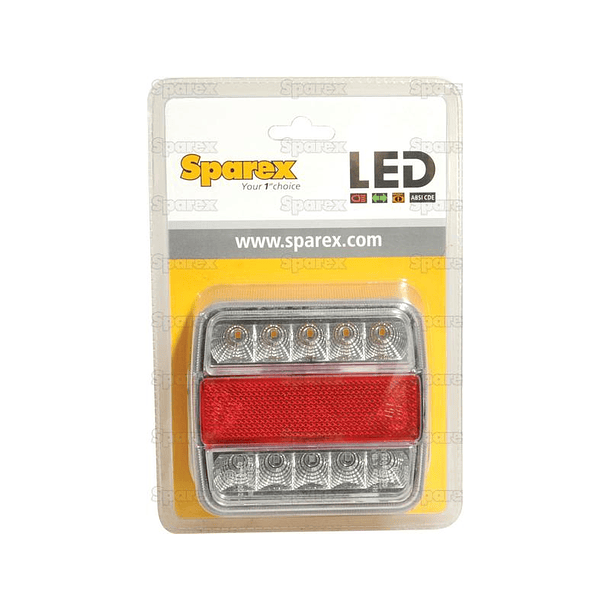 LED Farolim, Funções: 4, Travão / Traseiro / Pisca / Chapa de matricula, Esq./Dt., 12V 3