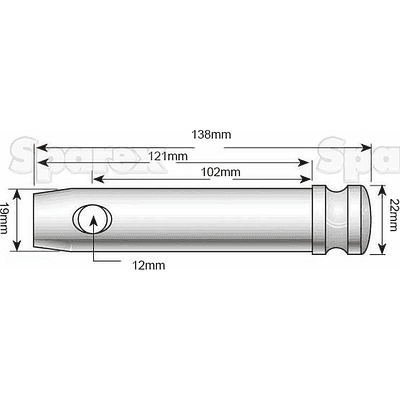 Cavilha 19x102mm Cat. 1 2