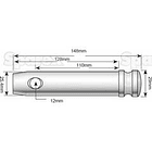 Cavilha 25x110mm Cat. 2 2