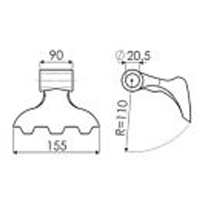  Martelo Reforçado para Triturador - JOPER , KUHN etc... 2