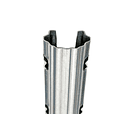 Poste Metálico Intermediário V-PRO 90 CLICK 2.2Mts X 1.5mm 1