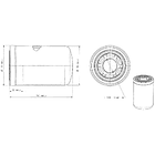 P763694 - Filtro hidráulico roscado Donaldson 2