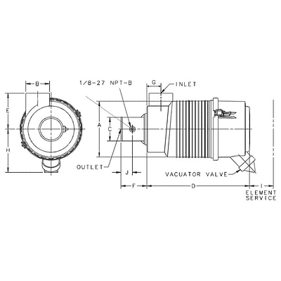 G057504 - Filtro de ar completo Donaldson 3