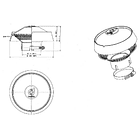 H001378 - Tampa protetora de chuva 64 mm Donaldson 2