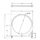 P206411 - Abraçadeira Donaldson 2