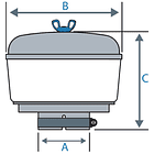 PBH001823 - Pré-filtro Donaldson 2