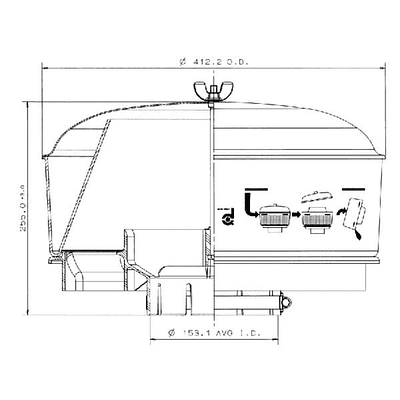 PBH002223 - Pré-filtro Donaldson 2