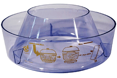 P016330 - Copo de vidro para pré-filtro Donaldson