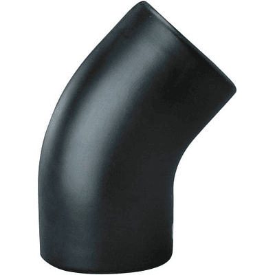 P105544 - Joelho de borracha 45 graus 76mm 1