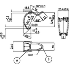 P784506 - Trinco caixa do filtro de ar 2