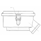 P775308 - Tampa da caixa do filtro de ar Donaldson 3