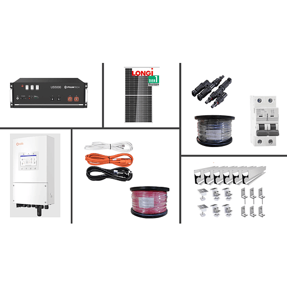 KIT Solar Hibrido Solis 5KW