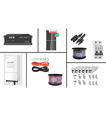 KIT Solar Hibrido Solis 8KW