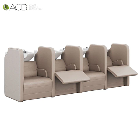 Rampa de Lavagem quadrupla modelo PRIVATE