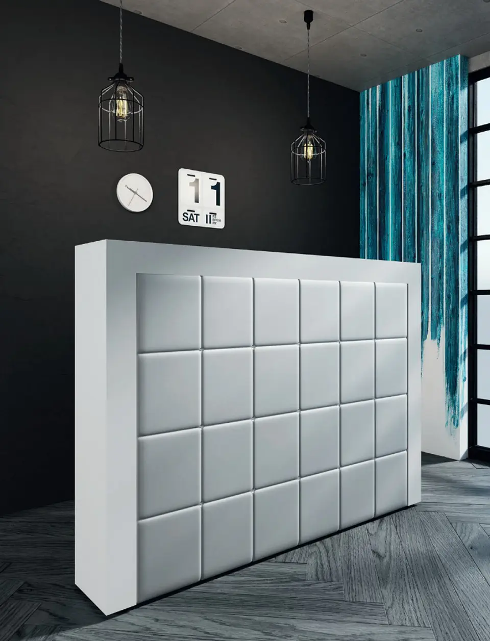 Móvel de receção modelo CRYSTAL 3