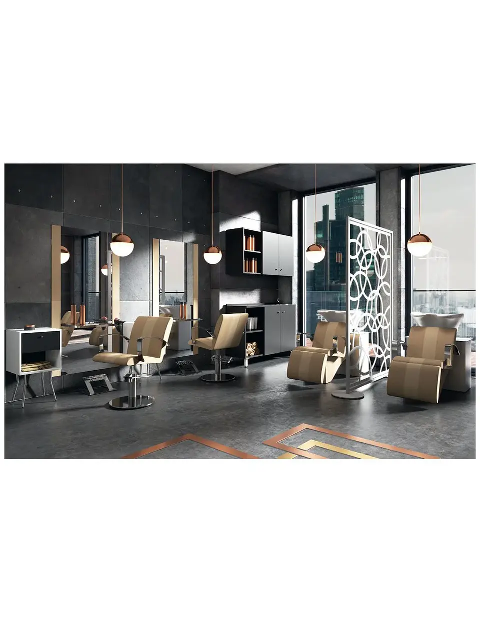 Biombo para estética modelo ELEGANCE 2
