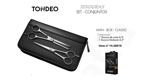 Estojo Tesouras TONDEO Man-Box-Classic