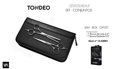Estojo Tesouras TONDEO Slim-Box-Offset