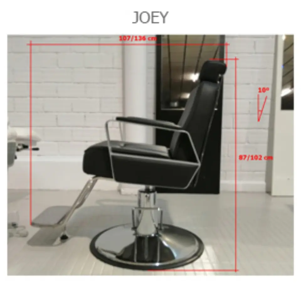 Cadeira de Barbeiro modelo JOEY 7