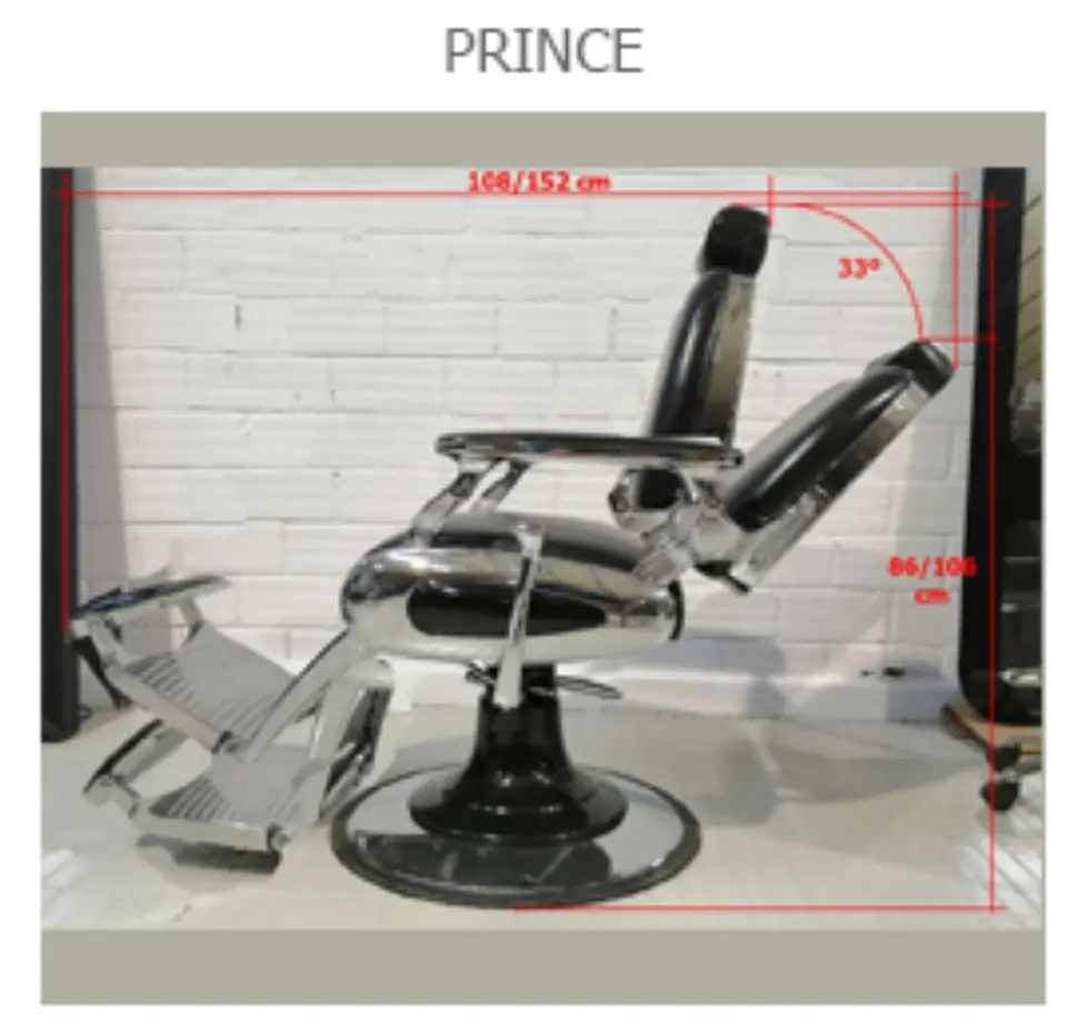 Cadeira de Barbeiro modelo PRINCE 6