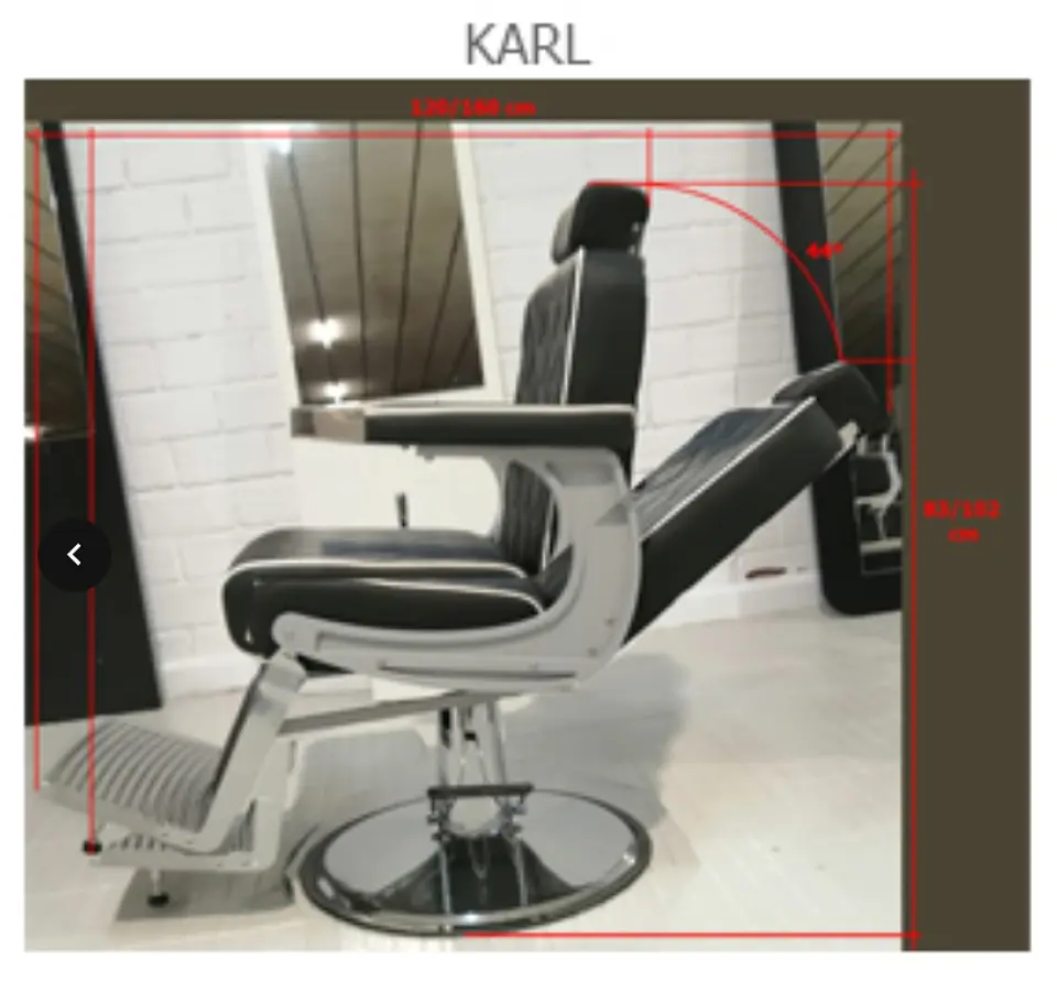 Cadeira de Barbeiro modelo KARL 5