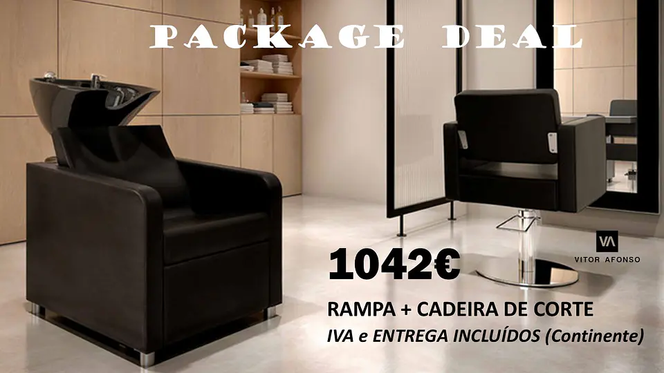 Package Deal Rampa Lavagem NOE + Cadeira CHRISTY  1