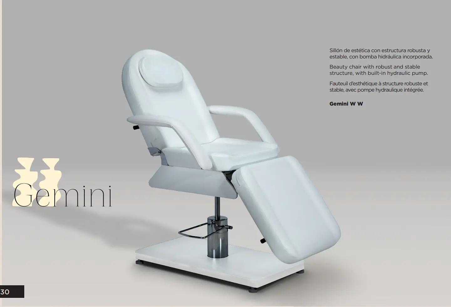 Poltrona de Estética GEMINI 6