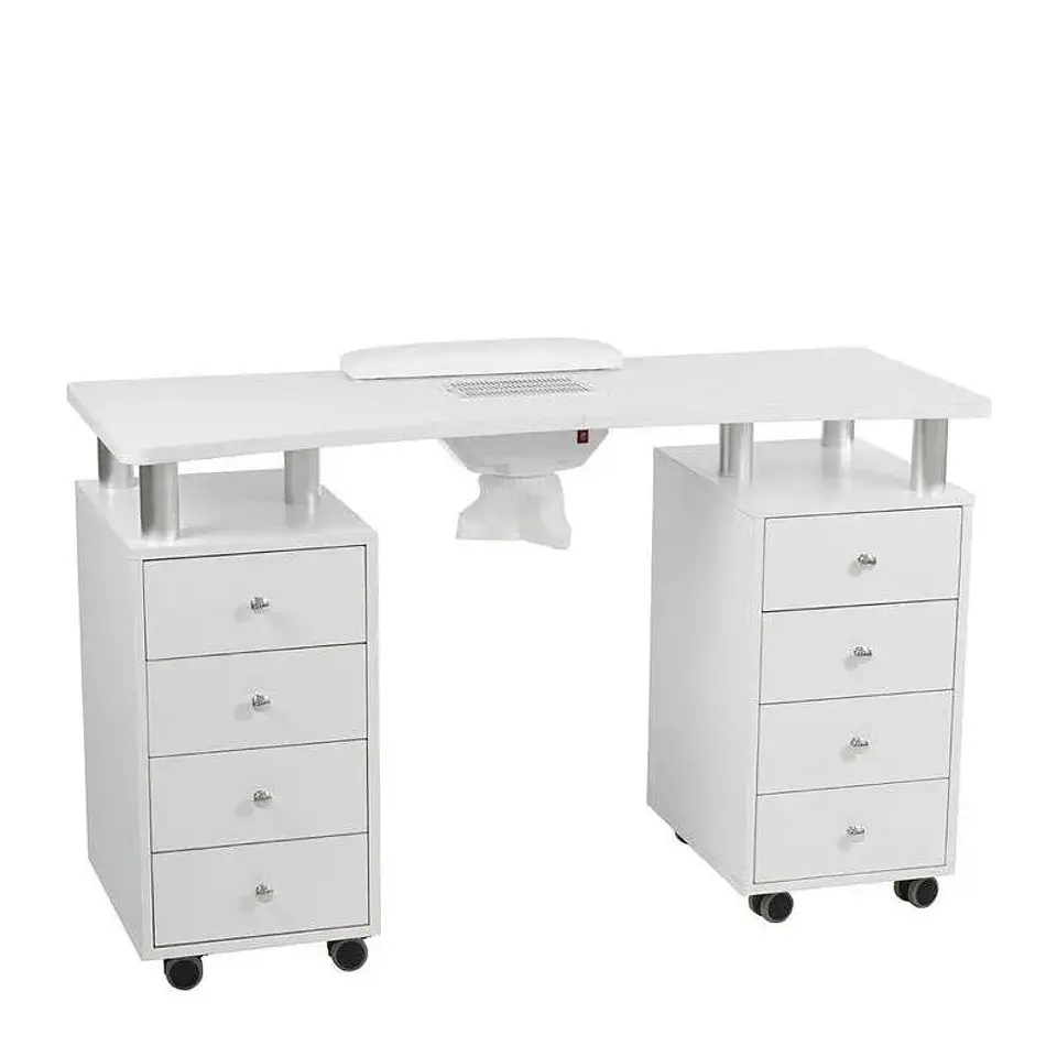 Mesa de Manicure Distal com Dupla Coluna de Gavetas 2