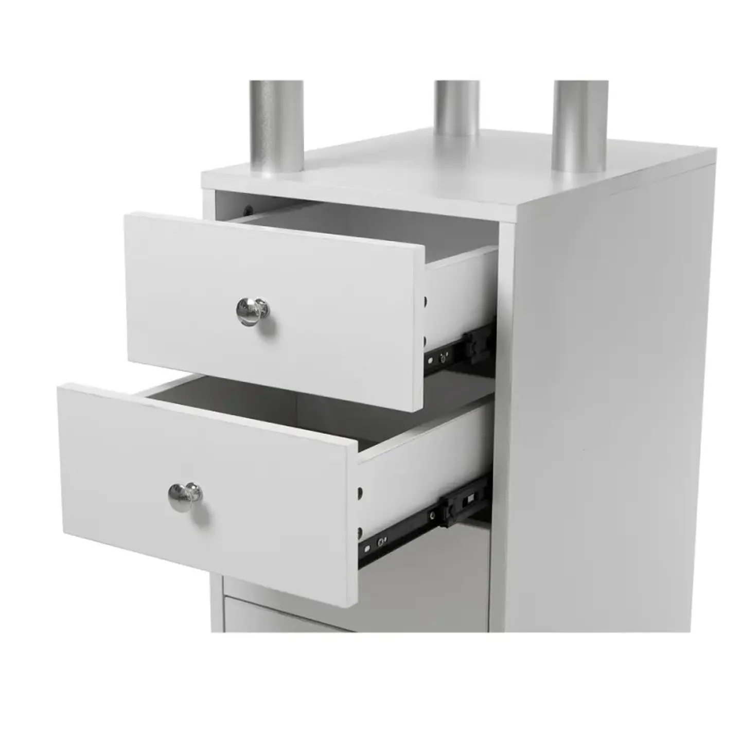 Mesa de Manicure Distal com Dupla Coluna de Gavetas 3