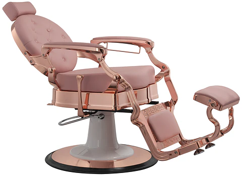 Cadeira de barbeiro modelo BUZZ Rose-Rose