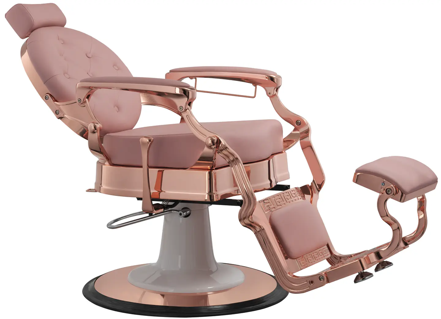 Cadeira de barbeiro modelo BUZZ Rose-Rose 2