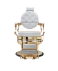 Cadeira de Barbeiro modelo BUZZ Gold-White - Thumbnail 2