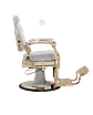 Cadeira de Barbeiro modelo BUZZ Gold-White - Thumbnail 3