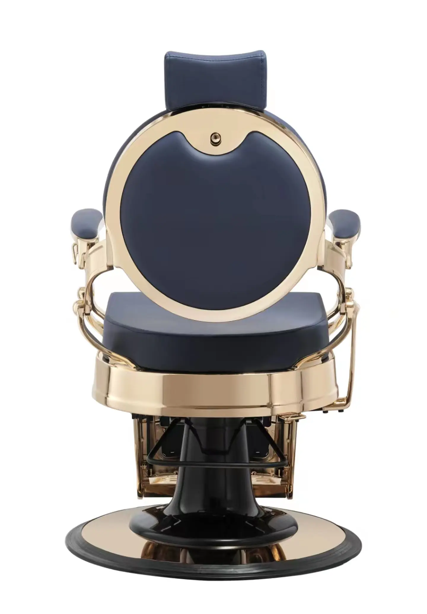 Cadeira de Barbeiro modelo BUZZ Gold Blue 5