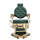 Cadeira de Barbeiro modelo BUZZ Gold Green 3