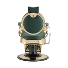 Cadeira de Barbeiro modelo BUZZ Gold Green 4