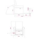 Poltrona de Pedicure SPA modelo PIRA 8